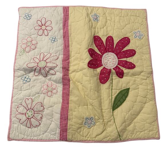 Pottery Barn Kids Other - Pottery Barn Kids Daisy Garden Euro Sham